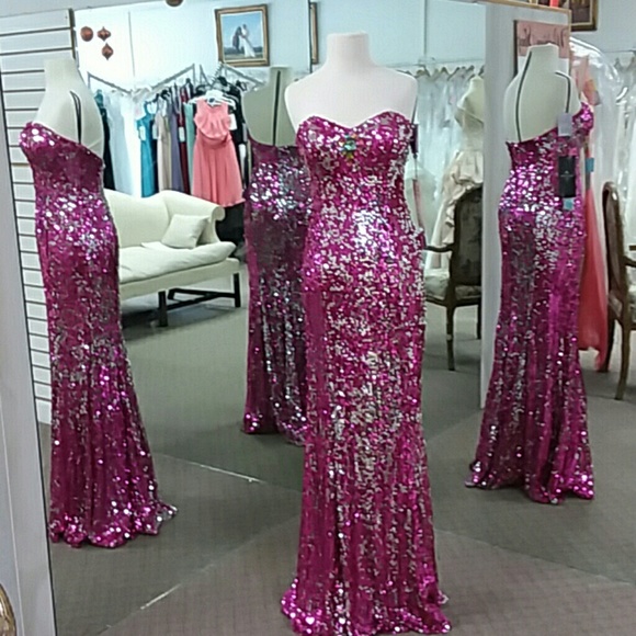 alyce designs sequin dress